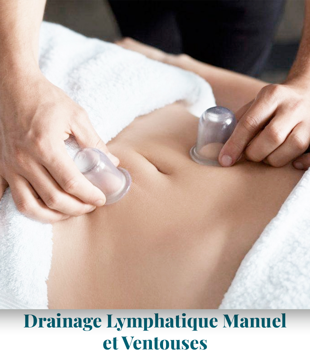 Drainage lymphatique manuel et ventouses